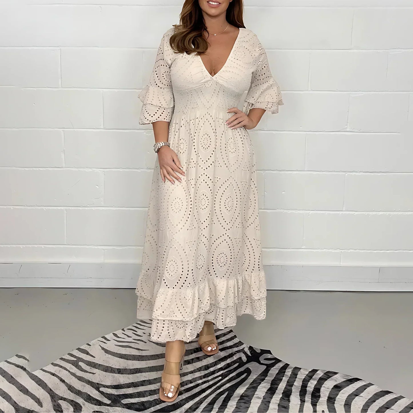 Cristin™ | Луксозна Силуетна Рокля (Почти разпродадена)