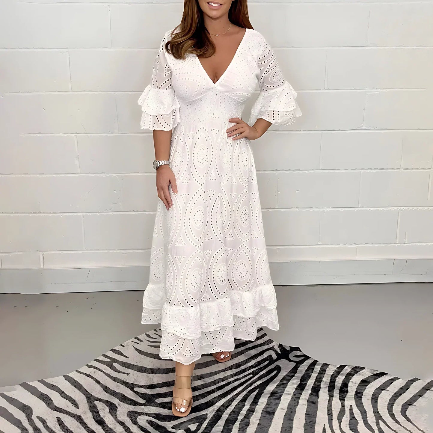 Cristin™ | Луксозна Силуетна Рокля (Почти разпродадена)