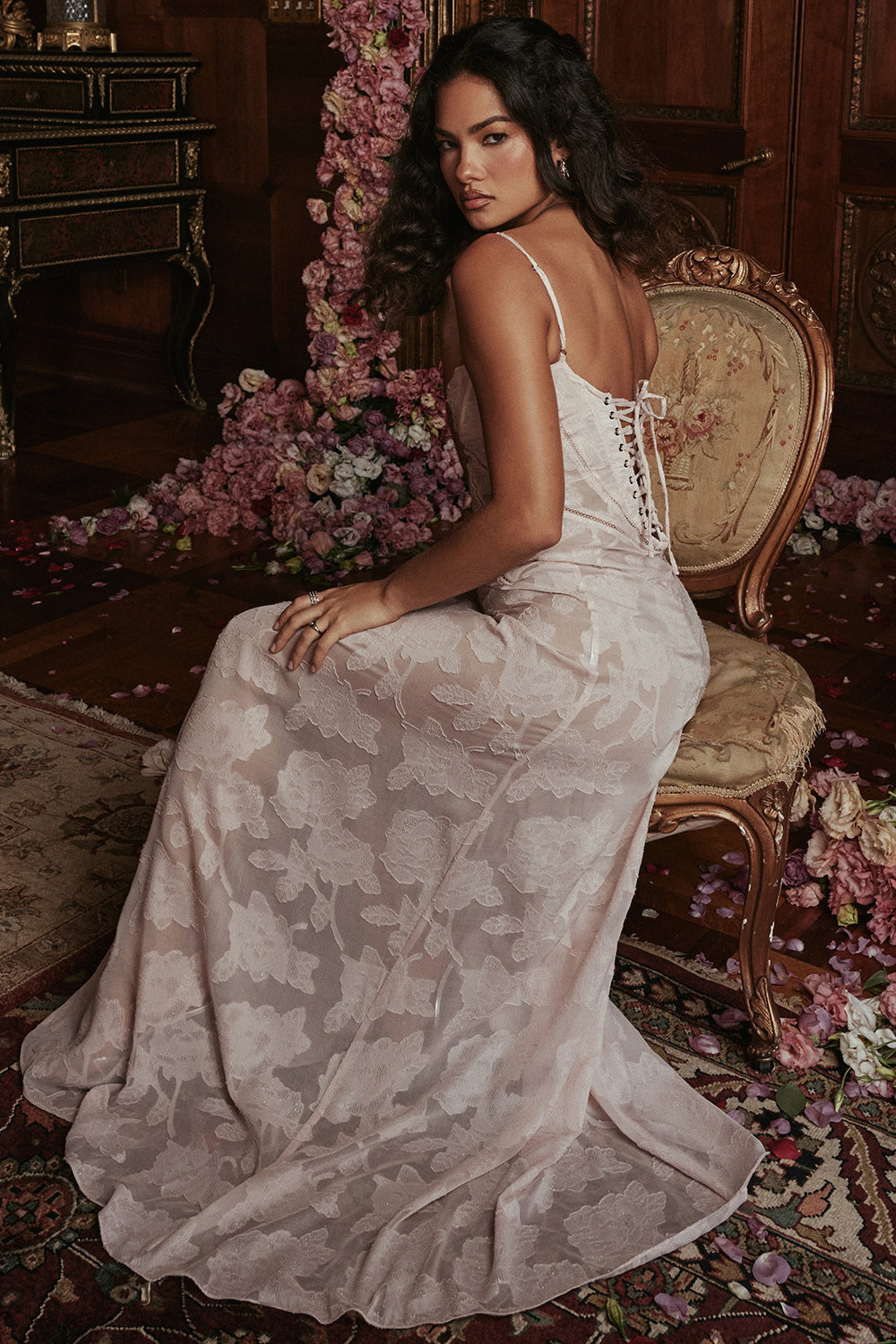 Полет - Дълга рокля с корсет