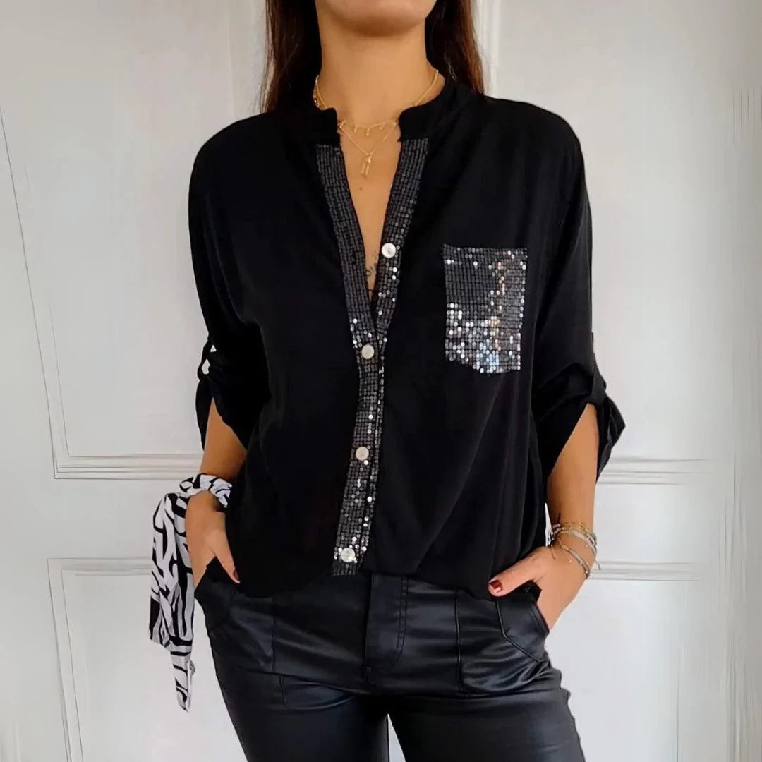 Алена | Елегантна блуза без гънки