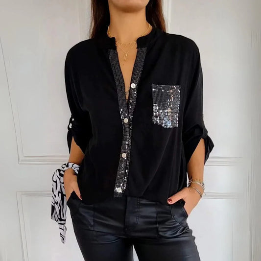 Алена | Елегантна блуза без гънки