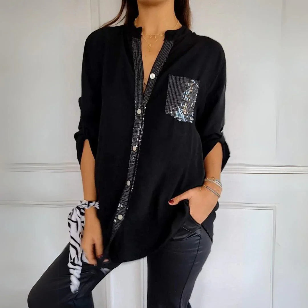 Алена | Елегантна блуза без гънки