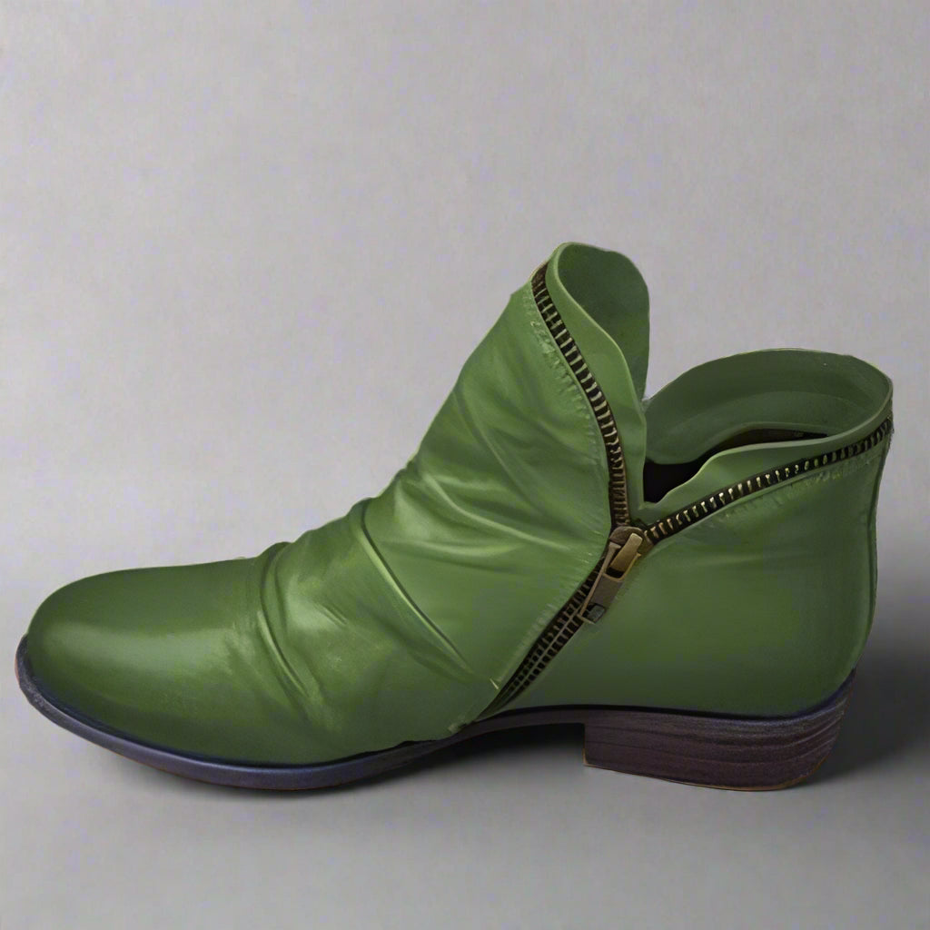 Sighild | Изискани кожени ботуши с цип