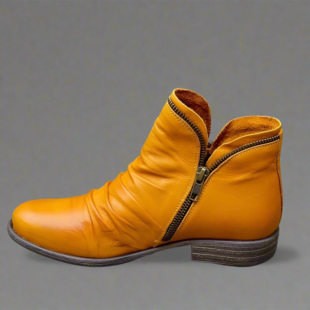 Sighild | Изискани кожени ботуши с цип